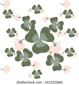 Clover symbolizes unity, harmony and perfection.