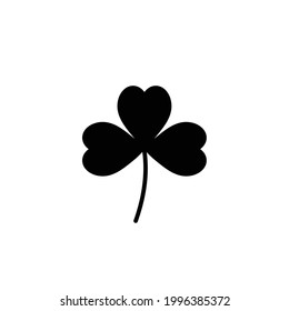 Clover with three leaves -  vector Icon