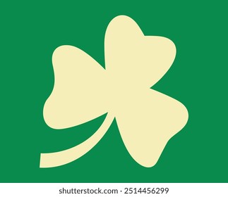 Clover three leaves vector icon. St Patricks Day shamrock leaves. Clover leaf clipart vector icons.