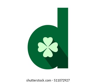 clover typography alphabet typeset typeface logotype font image vector icon