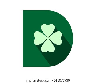 clover typography alphabet typeset typeface logotype font image vector icon