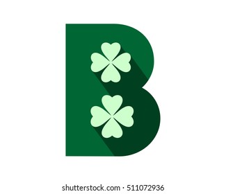 clover typography alphabet typeset typeface logotype font image vector icon