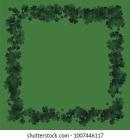 Clover vector is a confetti which consist of many isolated elements. Stylish and beautiful clover vector. Can be used as poster, border, background, wallpaper, card and etc