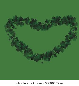 Clover vector is a confetti which consist of many isolated elements. Stylish and beautiful clover vector. Can be used as poster, border, background, wallpaper, card and etc