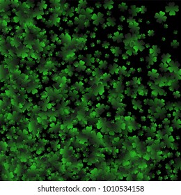 Clover vector is a confetti which consist of many isolated elements. Stylish and beautiful clover vector. Can be used as poster, border, background, wallpaper, card and etc