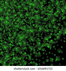 Clover vector is a confetti which consist of many isolated elements. Stylish and beautiful clover vector. Can be used as poster, border, background, wallpaper, card and etc