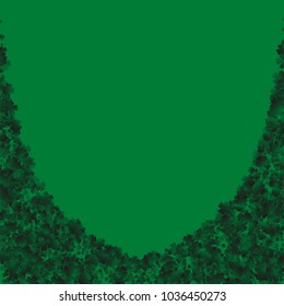 Clover vector is a confetti which consist of many isolated elements. Stylish and beautiful clover vector. Can be used as poster, border, background, wallpaper, card and etc