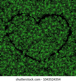 Clover vector is a confetti which consist of many isolated elements. Stylish and beautiful clover vector. Can be used as poster, border, background, wallpaper, card and etc