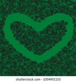 Clover vector is a confetti which consist of many isolated elements. Stylish and beautiful clover vector. Can be used as poster, border, background, wallpaper, card and etc