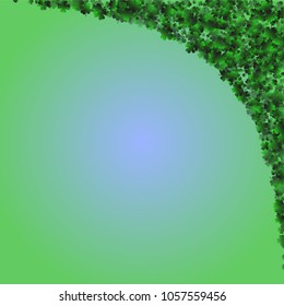 Clover vector is a confetti which consist of many isolated elements. Stylish and beautiful clover vector. Can be used as poster, border, background, wallpaper, card and etc