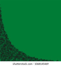 Clover vector is a confetti which consist of many isolated elements. Stylish and beautiful clover vector. Can be used as poster, border, background, wallpaper, card and etc