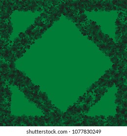 Clover vector is a confetti which consist of many isolated elements. Stylish and beautiful clover vector. Can be used as poster, border, background, wallpaper, card and etc