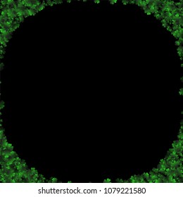 Clover vector is a confetti which consist of many isolated elements. Stylish and beautiful clover vector. Can be used as poster, border, background, wallpaper, card and etc