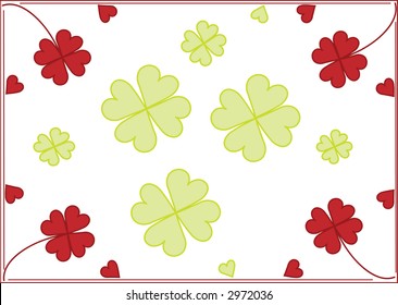 Clover vector drawing