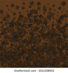 Clover vector four leaf is a confetti which consist of many isolated elements. Stylish and beautiful clover vector Four leaf. Can be used as poster, border, background, wallpaper, card and etc
