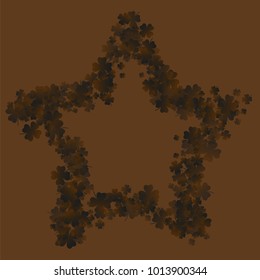 Clover vector four leaf is a confetti which consist of many isolated elements. Stylish and beautiful clover vector Four leaf. Can be used as poster, border, background, wallpaper, card and etc