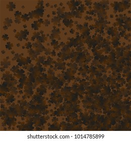 Clover vector four leaf is a confetti which consist of many isolated elements. Stylish and beautiful clover vector Four leaf. Can be used as poster, border, background, wallpaper, card and etc