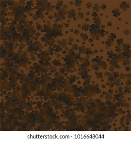 Clover vector four leaf is a confetti which consist of many isolated elements. Stylish and beautiful clover vector Four leaf. Can be used as poster, border, background, wallpaper, card and etc