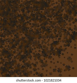 Clover vector four leaf is a confetti which consist of many isolated elements. Stylish and beautiful clover vector Four leaf. Can be used as poster, border, background, wallpaper, card and etc