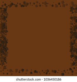 Clover vector four leaf is a confetti which consist of many isolated elements. Stylish and beautiful clover vector Four leaf. Can be used as poster, border, background, wallpaper, card and etc