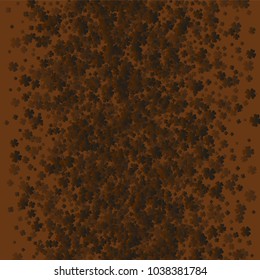 Clover vector four leaf is a confetti which consist of many isolated elements. Stylish and beautiful clover vector Four leaf. Can be used as poster, border, background, wallpaper, card and etc
