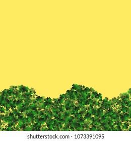 Clover vector four leaf is a confetti which consist of many isolated elements. Stylish and beautiful clover vector Four leaf. Can be used as poster, border, background, wallpaper, card and etc