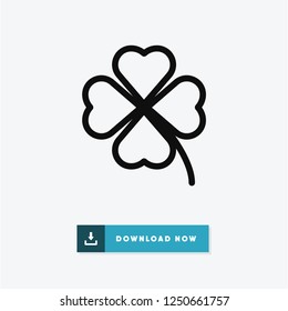 Clover vector icon
