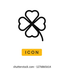 Clover vector icon