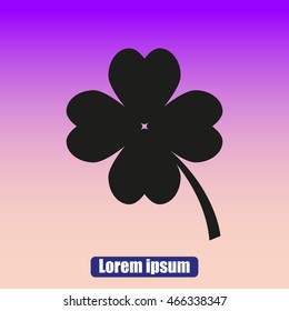Clover vector icon