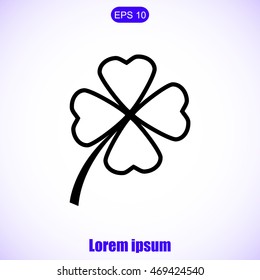 Clover vector icon
