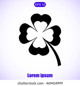 Clover vector icon
