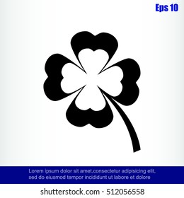 Clover vector icon