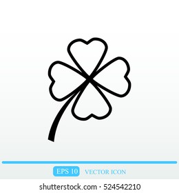 Clover vector icon