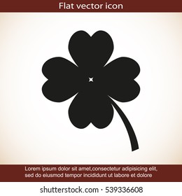 Clover vector icon