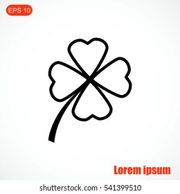 Clover vector icon
