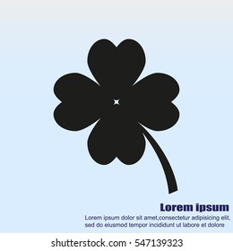 Clover vector icon