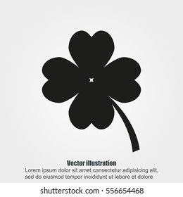 Clover vector icon