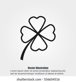 Clover vector icon