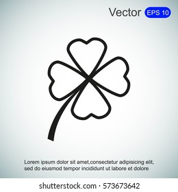 Clover vector icon