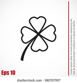 Clover vector icon