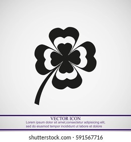 Clover vector icon