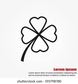 Clover vector icon
