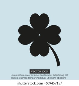 Clover vector icon