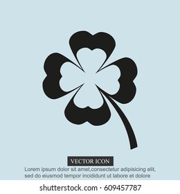 Clover vector icon