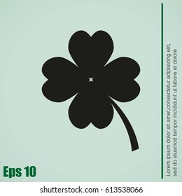Clover vector icon