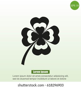 Clover vector icon