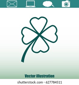 Clover vector icon