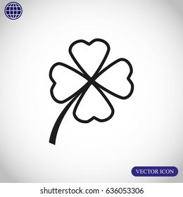 Clover vector icon