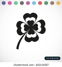 Clover vector icon