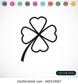 Clover vector icon